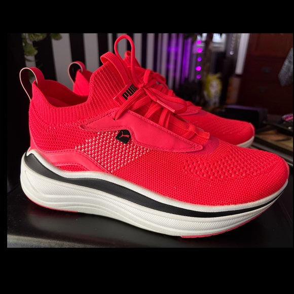 Puma Women's Softride STAKD Sneaker Orchid/Black - Picture 9 of 13